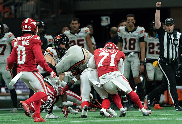 Calgary Stampeders at BC Lions at BC Place, in Vancouver, BC, Canada, June 1, 2023.