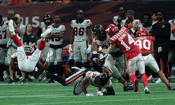 Calgary Stampeders at BC Lions at BC Place, in Vancouver, BC, Canada, June 1, 2023.