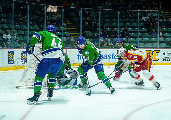 Wesley Shaw Calgary Wranglers at Abbotsford Canucks  20230412 -4090-SharpenAI-Focus