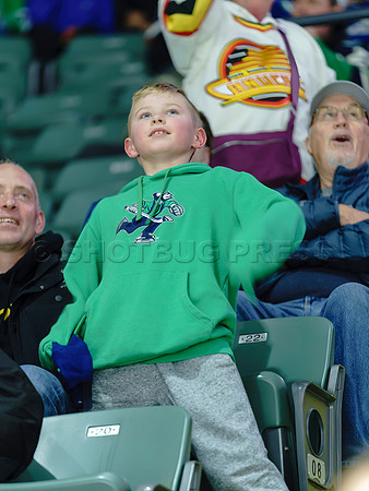 The Abbotsford Canucks come back to defeat the Ontario Reign 4-3 in OT, at the Abbotsford Event Centre, in Abbotsford, Apr 7, 2023