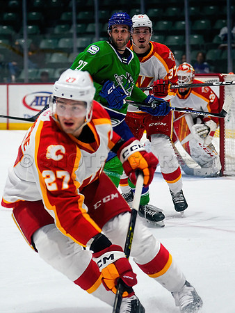 Wesley Shaw Calgary Wranglers at Abbotsford Canucks  20230412 -4153-SharpenAI-Standard
