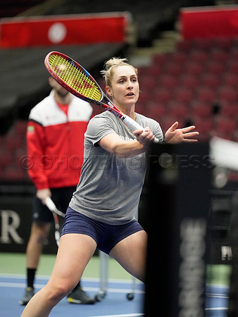 Wesley Shaw Billie Jean King Cup Practice Session  20230414 -4248