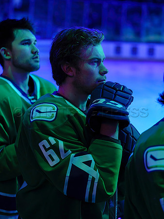 The Abbotsford Canucks come back to defeat the Ontario Reign 4-3 in OT, at the Abbotsford Event Centre, in Abbotsford, Apr 7, 2023