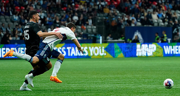 Minnesota United FC at Vancouver Whitecaps FC at BC Place, in Vancouver, BC, Canada, May 6, 2023.