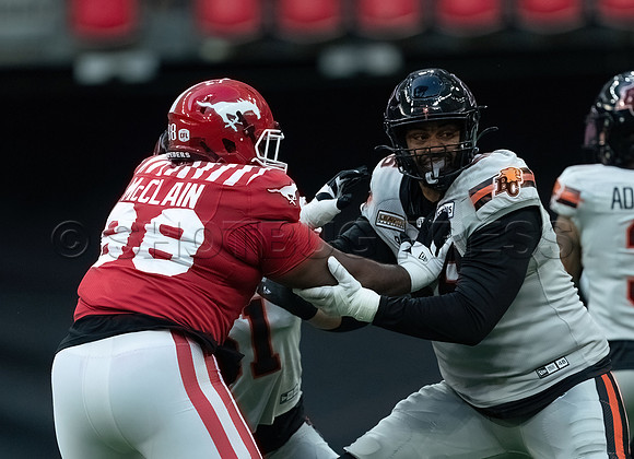 Calgary Stampeders at BC Lions at BC Place, in Vancouver, BC, Canada, June 1, 2023.