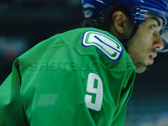 The Abbotsford Canucks come back to defeat the Ontario Reign 4-3 in OT, at the Abbotsford Event Centre, in Abbotsford, Apr 7, 2023