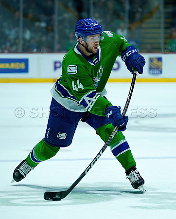 Wes Shaw Calgary Wranglers defeat the Abbotsford Canucks 3-2  20230505 -4486-SharpenAI-Standard