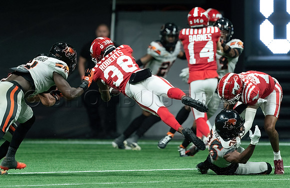 Calgary Stampeders at BC Lions at BC Place, in Vancouver, BC, Canada, June 1, 2023.
