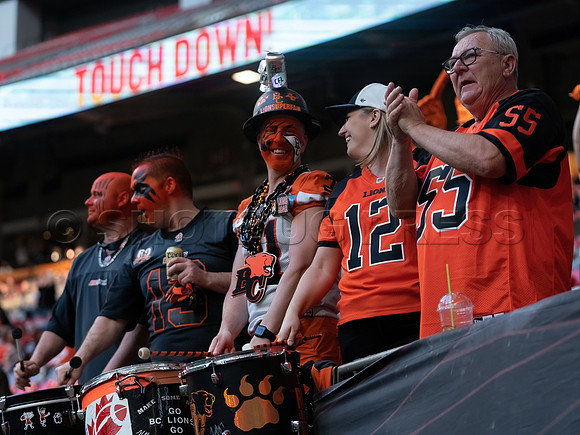 Calgary Stampeders at BC Lions at BC Place, in Vancouver, BC, Canada, June 1, 2023.