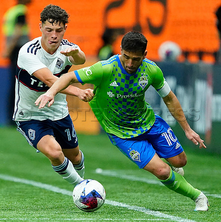 Seattle Sounders at Vancouver Whitecaps FC at BC Place, in Vancouver, BC, Canada, May 20, 2023.