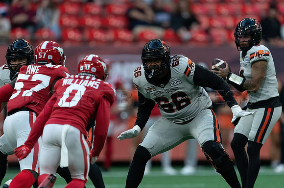 Calgary Stampeders at BC Lions at BC Place, in Vancouver, BC, Canada, June 1, 2023.