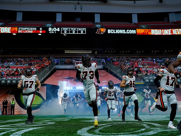 Calgary Stampeders at BC Lions at BC Place, in Vancouver, BC, Canada, June 1, 2023.