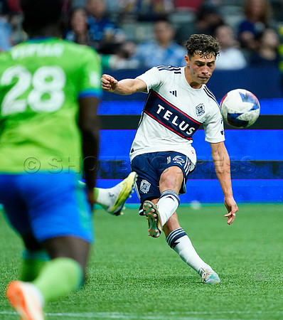 Seattle Sounders at Vancouver Whitecaps FC at BC Place, in Vancouver, BC, Canada, May 20, 2023.