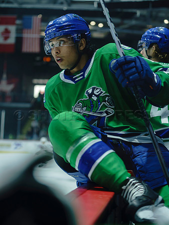 The Abbotsford Canucks come back to defeat the Ontario Reign 4-3 in OT, at the Abbotsford Event Centre, in Abbotsford, Apr 7, 2023