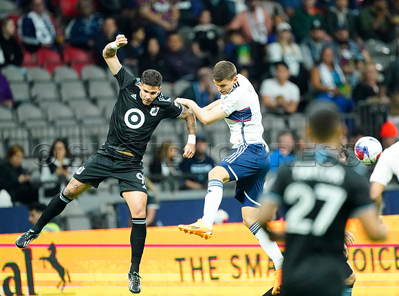 Minnesota United FC at Vancouver Whitecaps FC at BC Place, in Vancouver, BC, Canada, May 6, 2023.