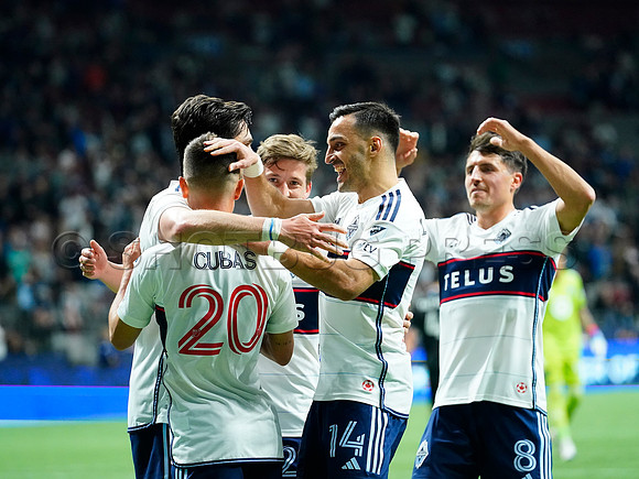 Minnesota United FC at Vancouver Whitecaps FC at BC Place, in Vancouver, BC, Canada, May 6, 2023.