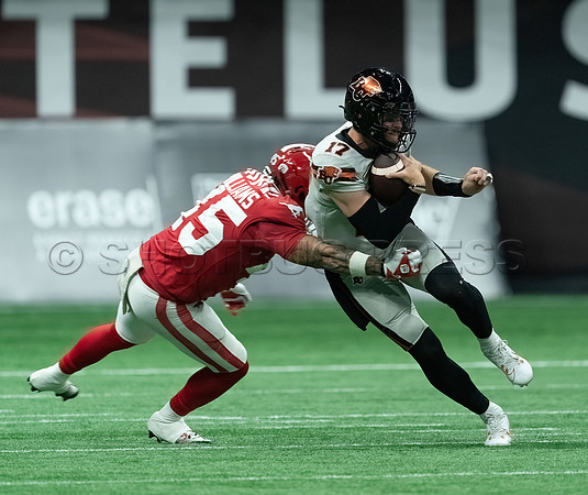 Calgary Stampeders at BC Lions at BC Place, in Vancouver, BC, Canada, June 1, 2023.
