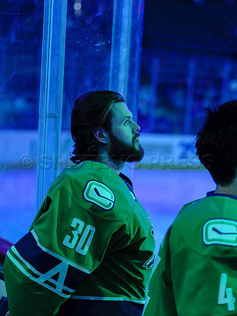 The Abbotsford Canucks come back to defeat the Ontario Reign 4-3 in OT, at the Abbotsford Event Centre, in Abbotsford, Apr 7, 2023