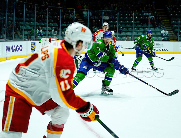 Wesley Shaw Calgary Wranglers at Abbotsford Canucks  20230412 -4228-SharpenAI-Standard