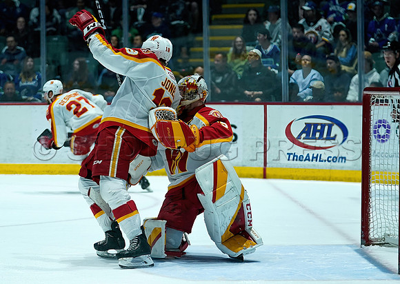 Wes Shaw Calgary Wranglers defeat the Abbotsford Canucks 3-2  20230505 -4488-SharpenAI-Standard
