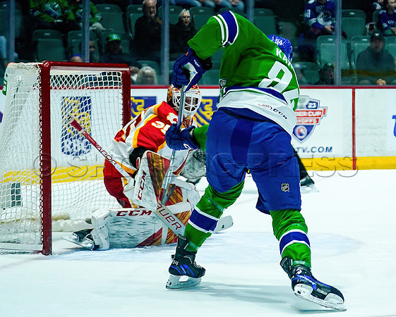 Wesley Shaw Calgary Wranglers at Abbotsford Canucks  20230412 -4112-SharpenAI-Standard
