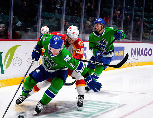 Wesley Shaw Calgary Wranglers at Abbotsford Canucks  20230412 -4174-SharpenAI-Standard