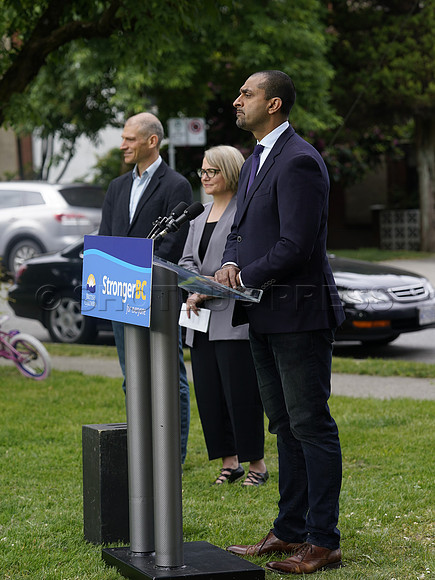 May 31, 2023 Ravi Kahlon, Minister of Housing and Vancouver Mayor, Ken Sim