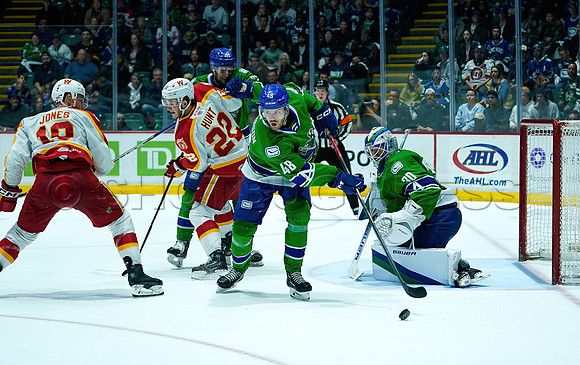 Wes Shaw Calgary Wranglers defeat the Abbotsford Canucks 3-2  20230505 -4406-SharpenAI-Standard