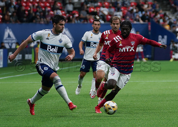 Vancouver Whitecaps FC take a 1-0 win vs Dallas FC, Saturday, September 25, 2021 at BC Place in Vancouver, BC, Canada.