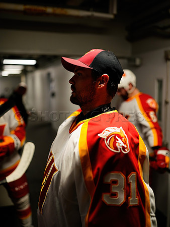 Wesley Shaw Calgary Wranglers at Abbotsford Canucks  20230412 -4078-SharpenAI-Standard