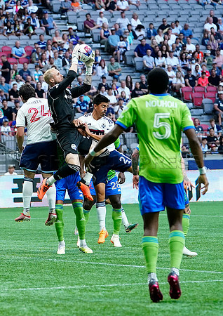 Seattle Sounders at Vancouver Whitecaps FC at BC Place, in Vancouver, BC, Canada, May 20, 2023.