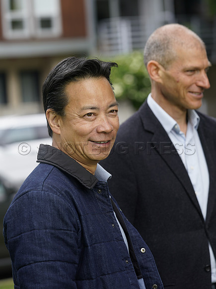 May 31, 2023 Ravi Kahlon, Minister of Housing and Vancouver Mayor, Ken Sim