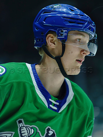 The Abbotsford Canucks come back to defeat the Ontario Reign 4-3 in OT, at the Abbotsford Event Centre, in Abbotsford, Apr 7, 2023