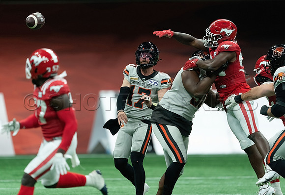 Calgary Stampeders at BC Lions at BC Place, in Vancouver, BC, Canada, June 1, 2023.