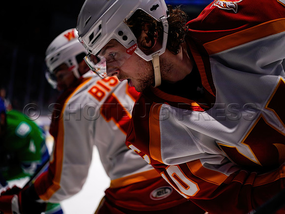 Wesley Shaw Calgary Wranglers at Abbotsford Canucks  20230412 -4195-SharpenAI-Focus