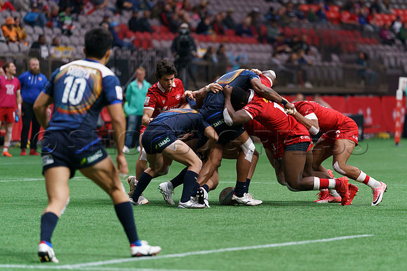 Sunday April 17, 2022, Highlights of the Canada Sevens Rugby at BC Place