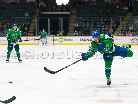 Wed, March 16, 2022 Abbotsford Canucks make an epic comeback to take a 5-4 win in OT against the Manitoba Moose in Abbotsford, BC
