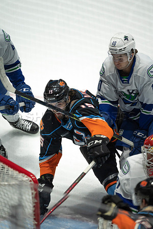 Abbotsford Canucks defeat San Diego Gulls 4-2 on Sunday, Jan 23, 2022 at Abbotsford Centre.