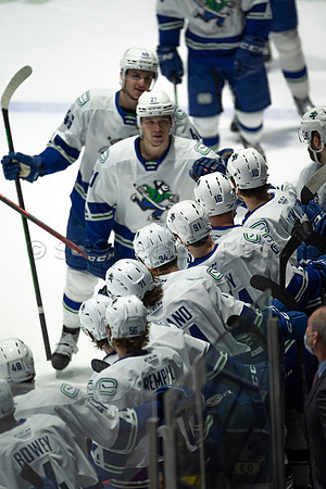 Abbotsford Canucks defeat San Diego Gulls 4-2 on Sunday, Jan 23, 2022 at Abbotsford Centre.