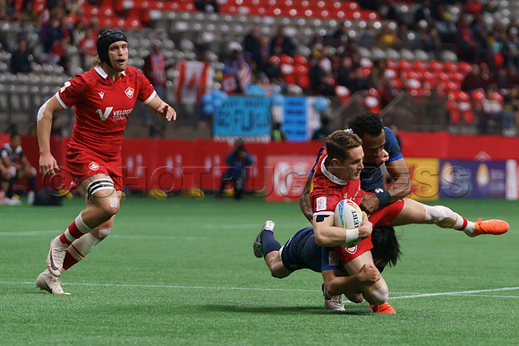 Sunday April 17, 2022, Highlights of the Canada Sevens Rugby at BC Place