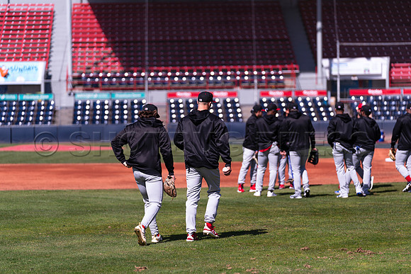 Tue, Apr. 5, 2022 The Vancouver Canadians held practice today at Nat Bailey Stadium