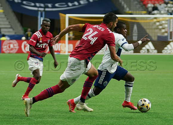 Vancouver Whitecaps FC take a 1-0 win vs Dallas FC, Saturday, September 25, 2021 at BC Place in Vancouver, BC, Canada.