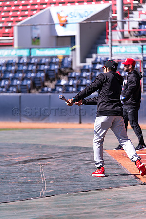 Tue, Apr. 5, 2022 The Vancouver Canadians held practice today at Nat Bailey Stadium