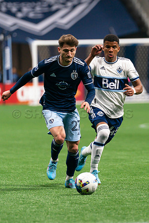 Sat, April 2, 2022 The Vancouver Whitecaps FC clinch a 1-0 win over Sporting Kansas City in Vancouver.