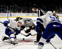Abbotsford Canucks take a 3-2 seasons opener win in overtime over Henderson Silver Knights in Abbotsford, Friday, October 23, 2021
