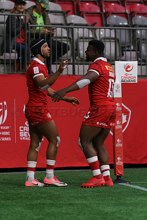 Sunday April 17, 2022, Highlights of the Canada Sevens Rugby at BC Place