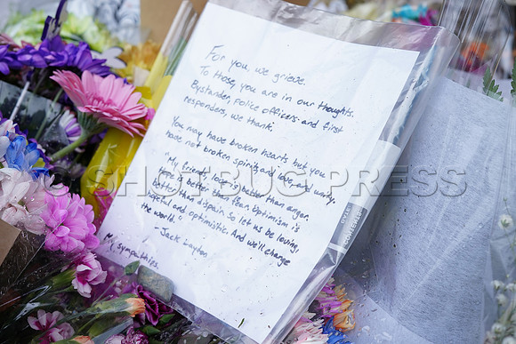 Drive-thru Candlelight vigil at the Lynn Canyon Park, North Vancouver, in community support of mass stabbings March 26, 2021.