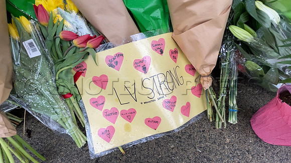 Drive-thru Candlelight vigil at the Lynn Canyon Park, North Vancouver, in community support of mass stabbings March 26, 2021.