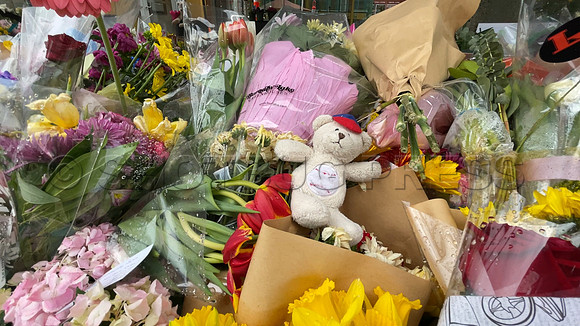 Drive-thru Candlelight vigil at the Lynn Canyon Park, North Vancouver, in community support of mass stabbings March 26, 2021.