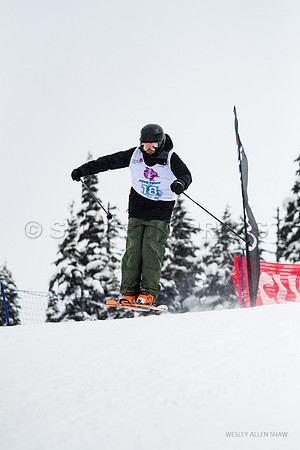 Big Air Competition on Blackcomb Mountain Terrain Park